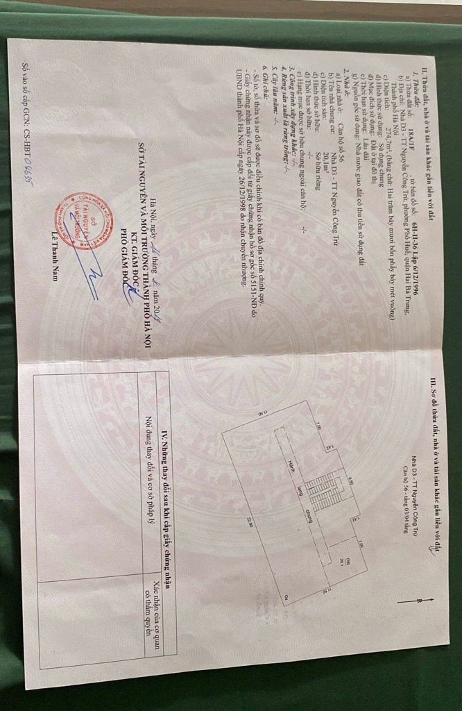 Bán nhà Nguyễn Công Trứ - diện tích 20,1m2 3 tầng - Căn góc thoáng sáng - giá 2,2 tỷ