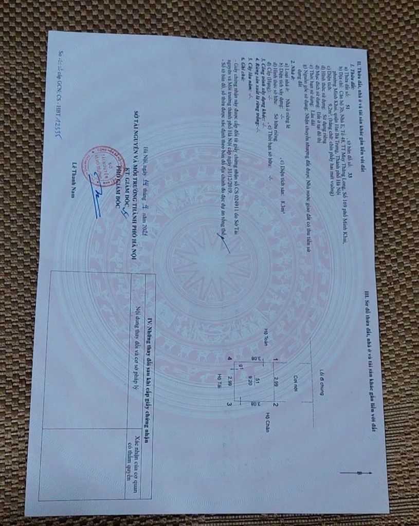 Bán nhà Minh Khai - diện tích 9,2m2 4 tầng - Nhà ngõ thông thoáng, gần ô tô - giá 5,8 tỷ