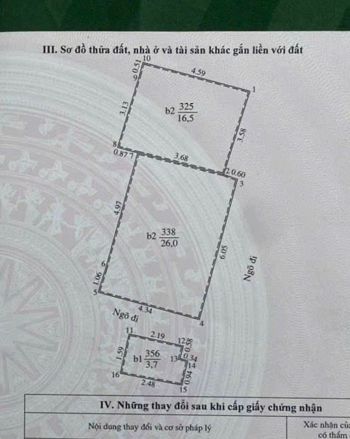 Bán nhà Trần Quý Cáp - diện tích 46,2m2 5 tầng - Lô góc 2 thoáng - giá 15 tỷ