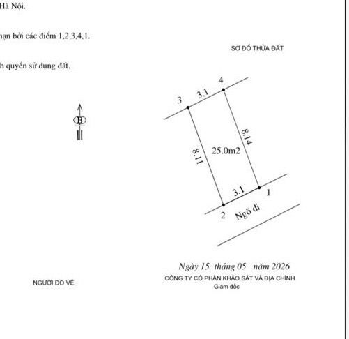 Bán nhà Hoàng Mai - diện tích 25m2 3 tầng - HCĐC - giá 3,2 tỷ