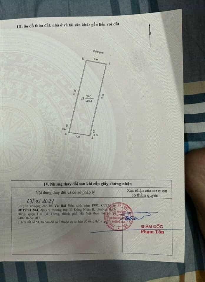 Bán nhà Lương Sử C - diện tích 46m2 5 tầng - Thang máy - giá 12,5 tỷ