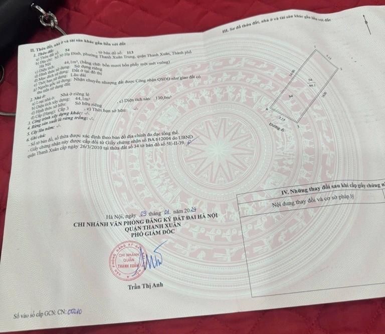Bán nhà Hạ Đình - diện tích 69m2 4 tầng - Mặt phố kinh doanh sầm uất - giá 17,5 tỷ