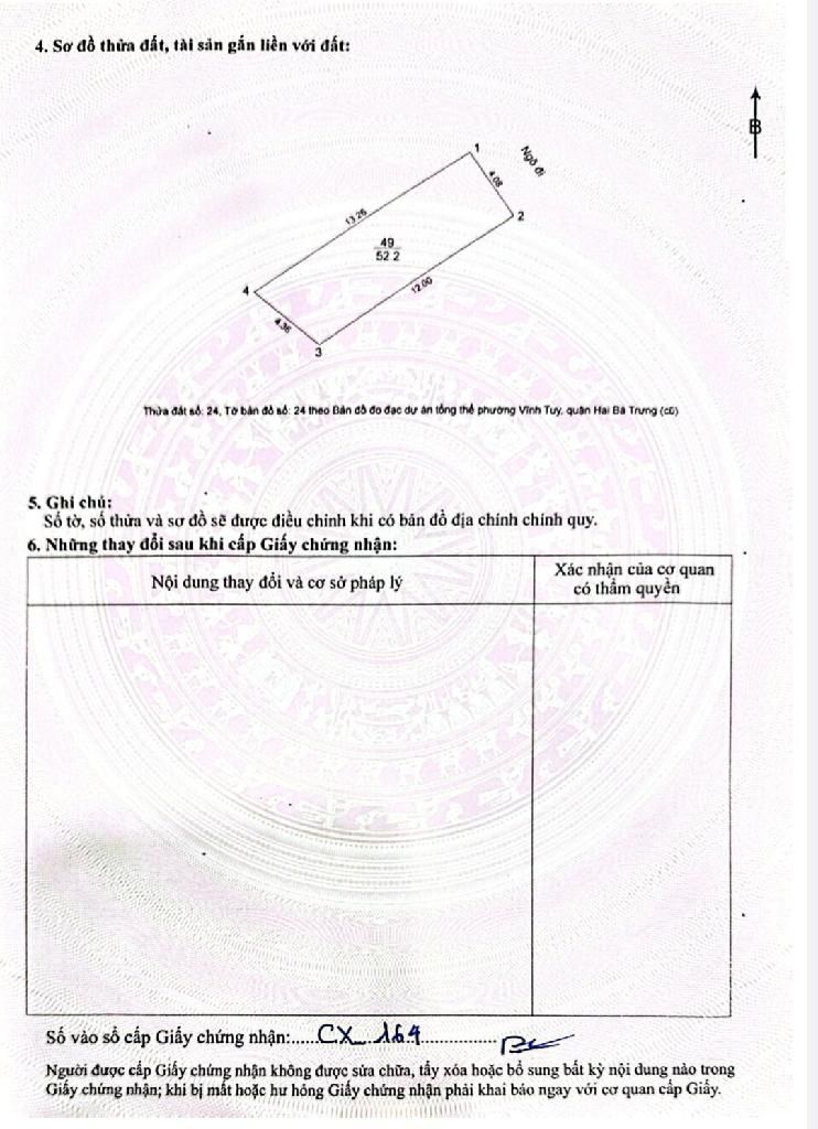 Bán nhà Vĩnh Tuy - diện tích 52m2 1 tầng - ô tô tránh - giá 17,15 tỷ