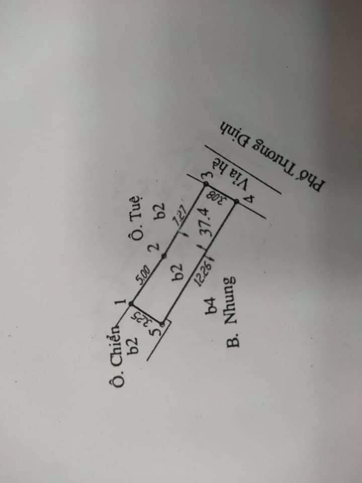 Bán nhà Trương Định - diện tích 38m2 4 tầng - Mặt phố kinh doanh sầm uất - giá 8,7 tỷ