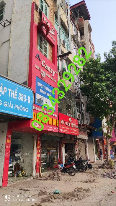 Bán nhà Giải Phóng - diện tích 35m2 5 tầng - Mặt phố vỉa hè - giá 10,5 tỷ