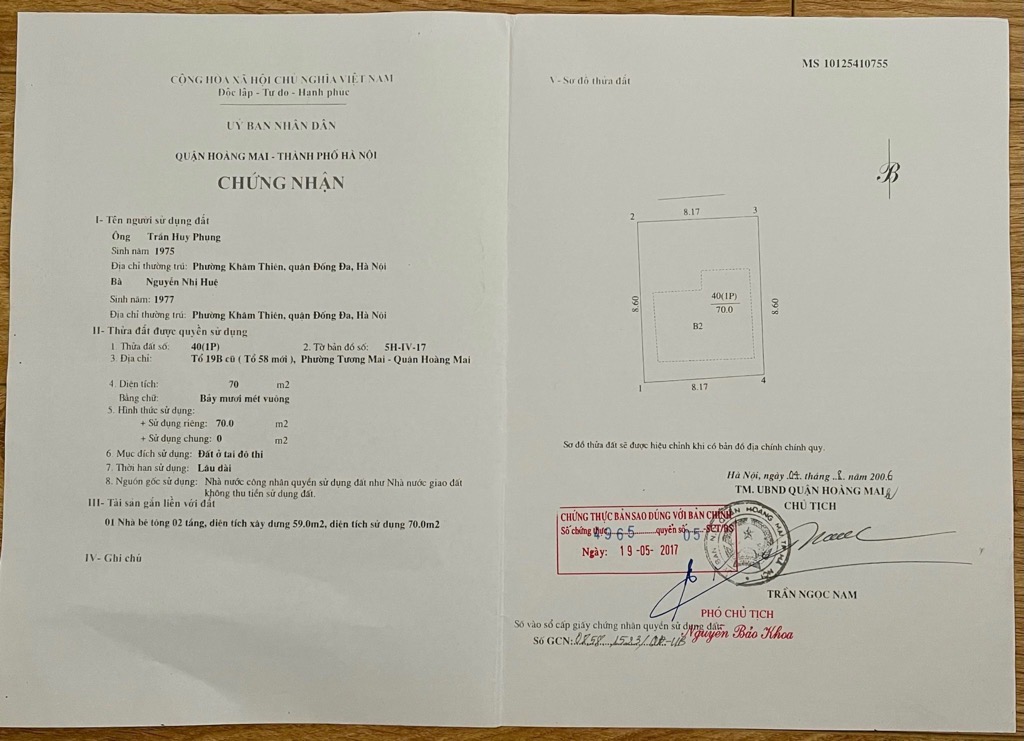 Bán nhà Nguyễn Đức Cảnh - diện tích 70m2 1 tầng - Nhà mặt phố - giá 18,6 tỷ