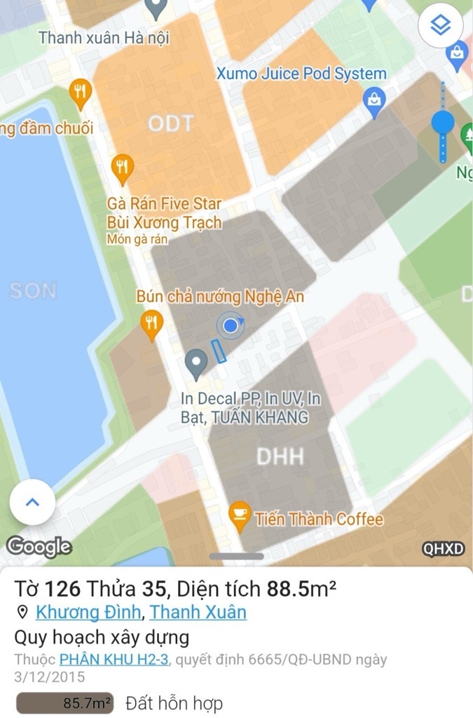 Bán nhà Bùi Xương Trạch - diện tích 88m2 3 tầng - Ô tô - giá 6 tỷ