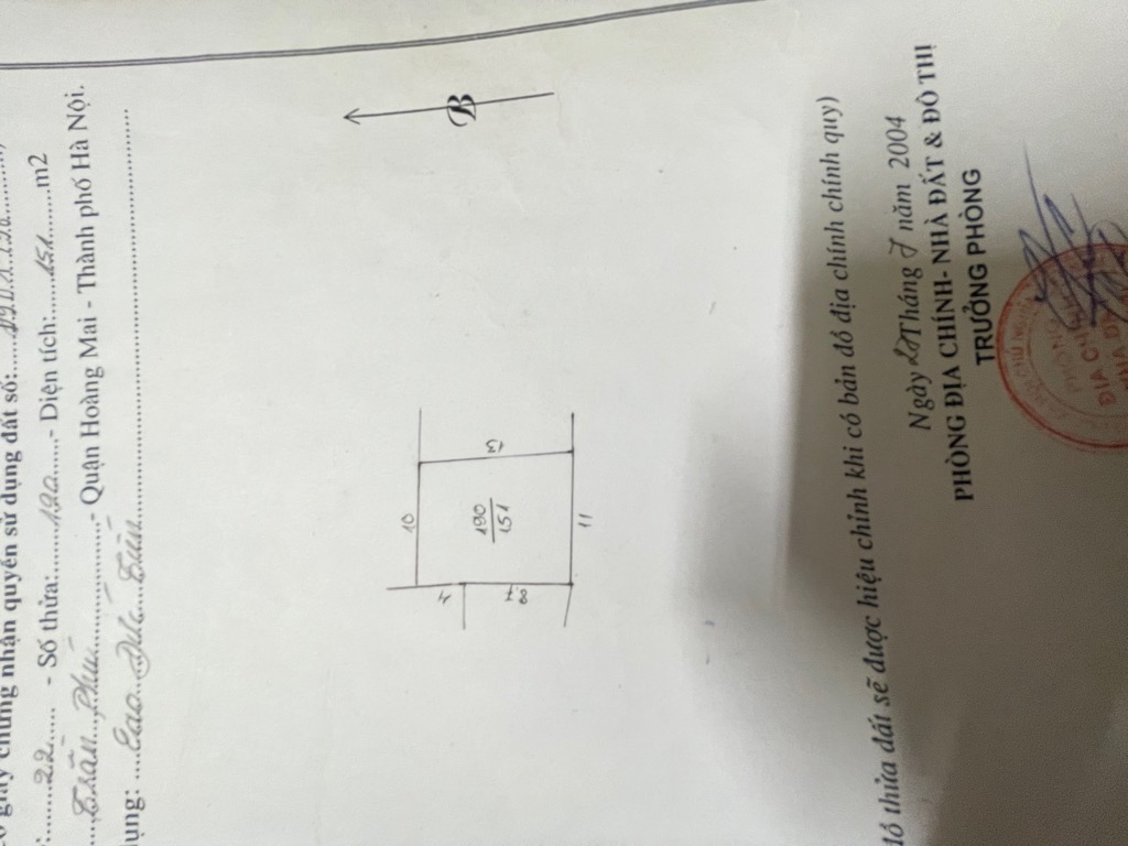 Bán nhà Khuyến Lương - diện tích 75m2 1 tầng - Ô TÔ TRÁNH - giá 17,5 tỷ