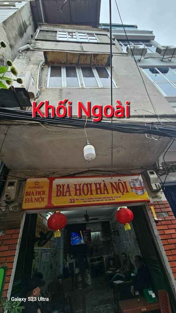 Bán nhà Ngõ Trung Tả - diện tích 65.2m2 5 tầng - Mặt ngõ kinh doanh - giá 11 tỷ