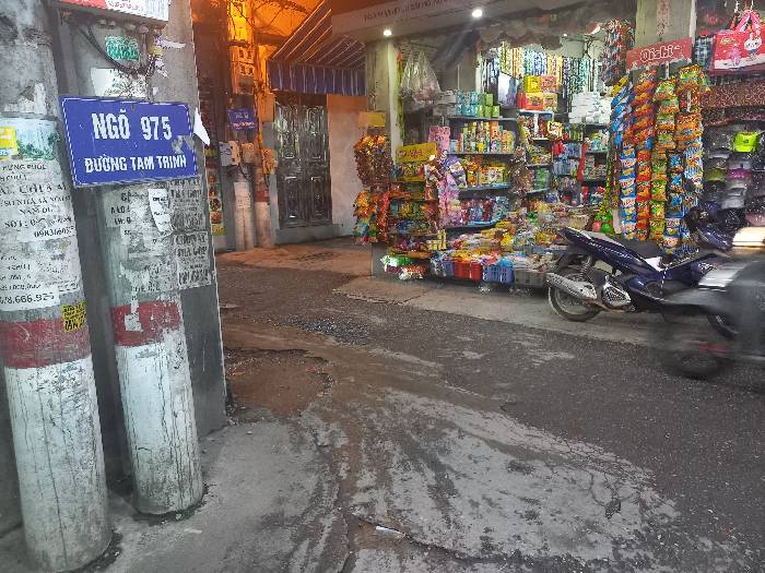 Bán nhà Tam Trinh - diện tích 92m2 1 tầng - Ngõ ô tô 7 chỗ qua nhà - giá 12 tỷ