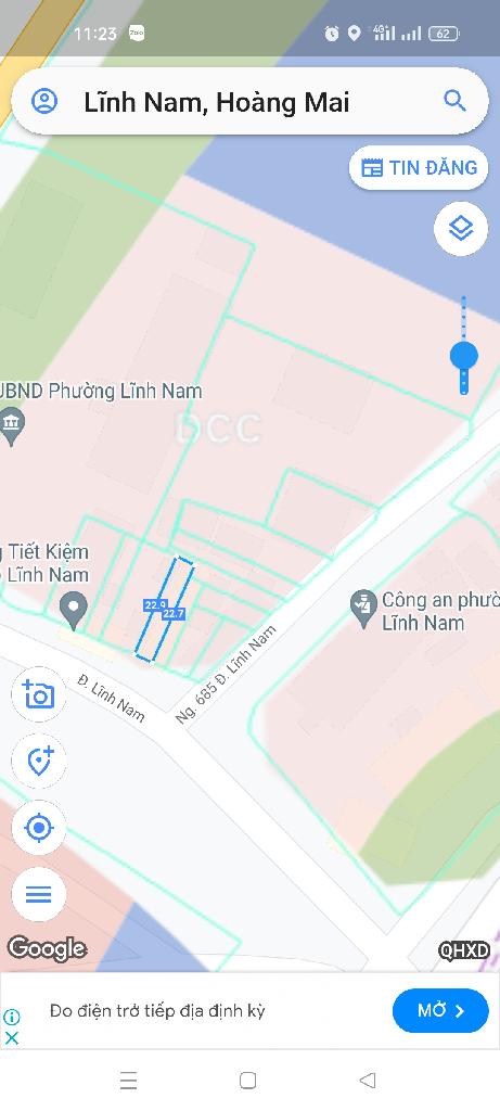 Bán nhà Lĩnh Nam - diện tích 58m2 3 tầng - Mặt phố mới, vỉa hè rộng - giá 10 tỷ