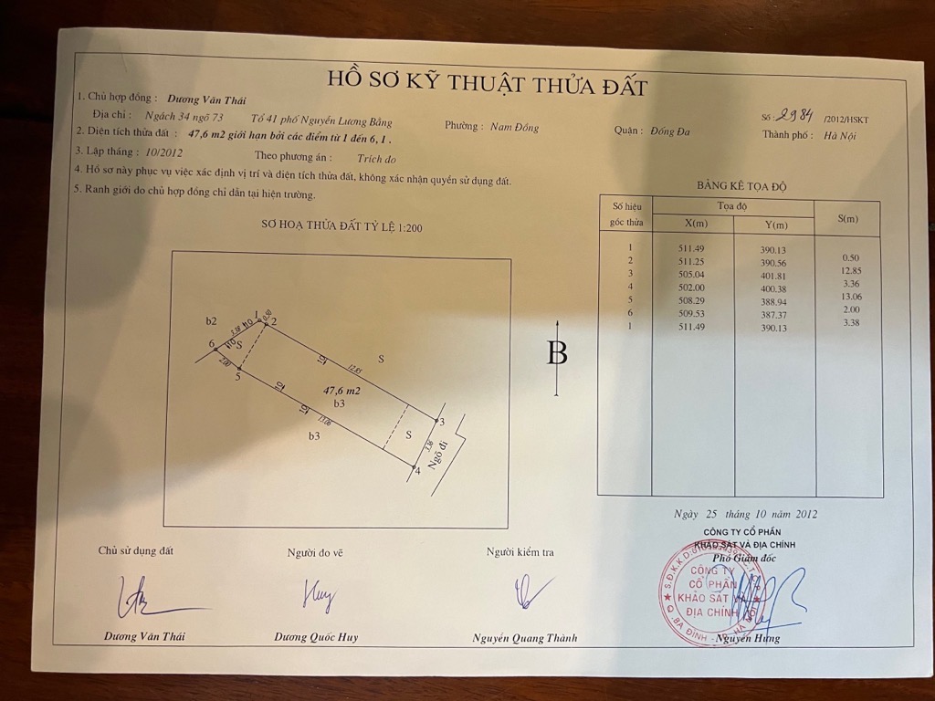 Bán nhà Nguyễn Lương Bằng - diện tích 48m2 3 tầng - BÁN ĐẤT TẶNG NHÀ - giá 15 tỷ