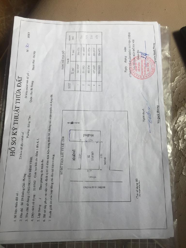 Bán nhà Giải Phóng - diện tích 33m2 3 tầng - Mặt phố kinh doanh sầm uất - giá 14 tỷ