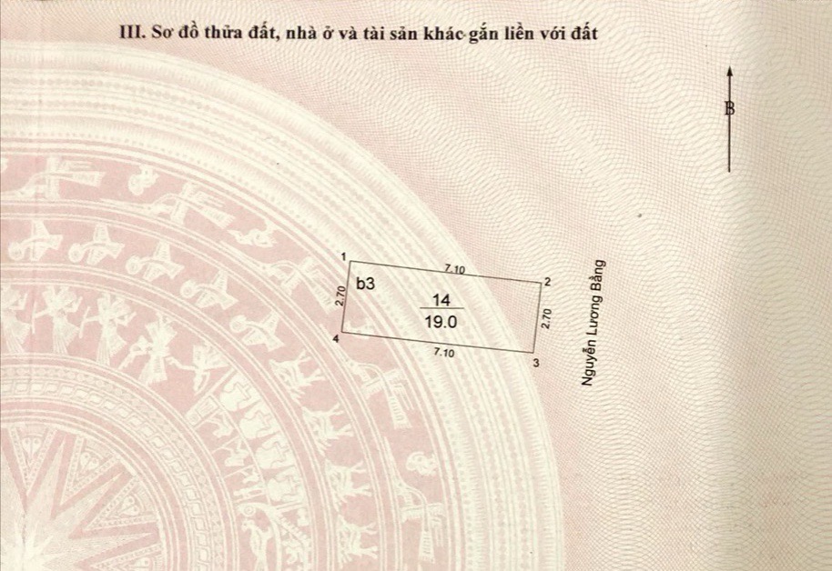Bán nhà Nguyễn Lương Bằng - diện tích 19m2 5 tầng - Mặt phố VIP - giá 11,5 tỷ