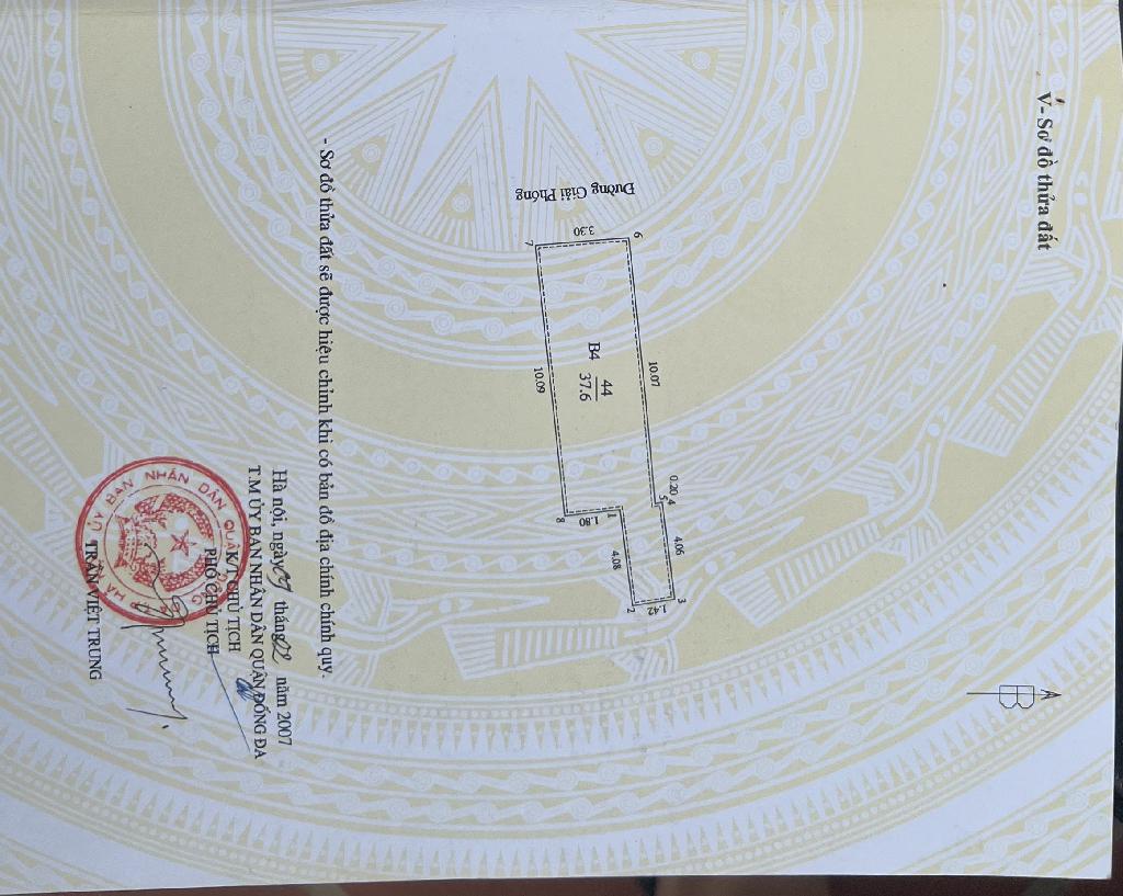 Bán nhà Giải Phóng - diện tích 38m2 4 tầng - Mặt phố - giá 18 tỷ