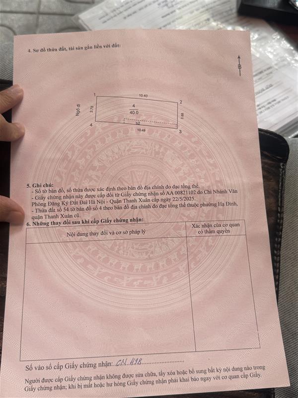 Bán nhà Khương Đình - diện tích 40m2 4 tầng - vị trí cực đẹp, ô tô đỗ cách nhà 20m - giá 12,8 tỷ